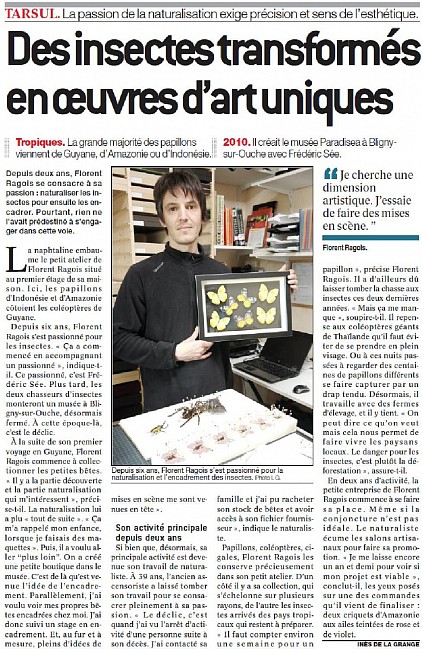 Article du Bien Public le 4 mai 2014