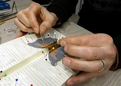 montage des antennes du papillon