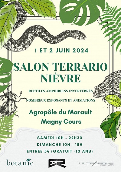 Affiche Salon Terrario Nièvre 2024