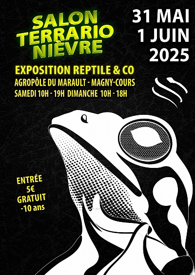 Affiche Salon Terrario Nièvre 2025