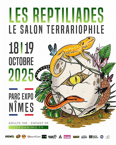 Affiche Salon Reptiliades 2025