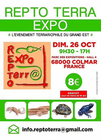Affiche Repto Terra Expo Colmar 2025