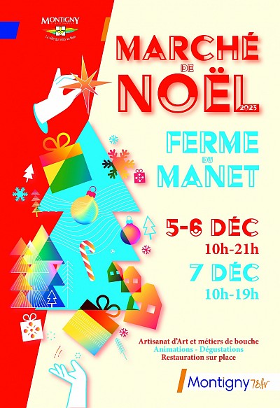 Affiche Marché de Noël Montigny le Bretonneux 2025