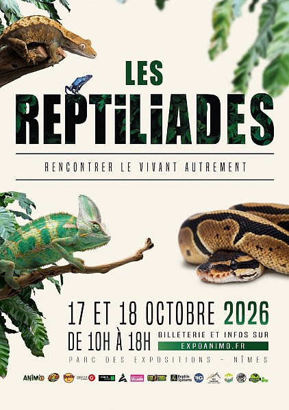 Affiche Les Reptiliades 2026